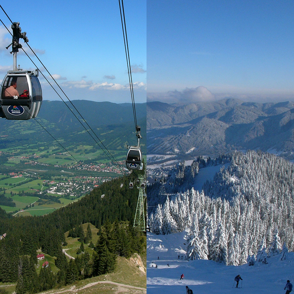 Sommer und Winter am Brauneck